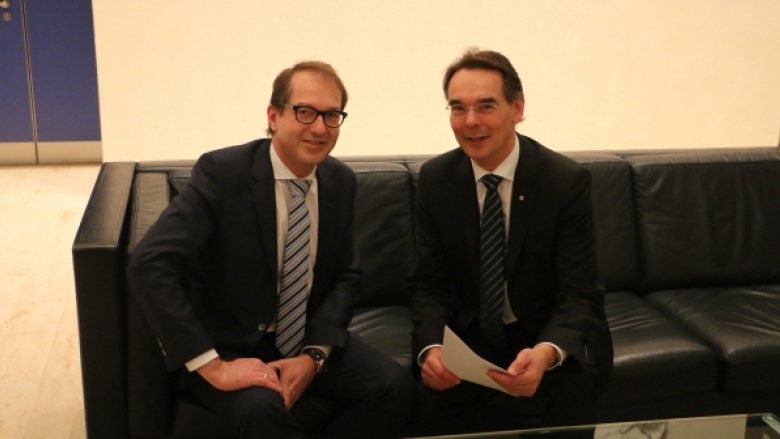 Alexander Dobrindt und Ingbert Liebing Alexander Dobrindt und Ingbert Liebing