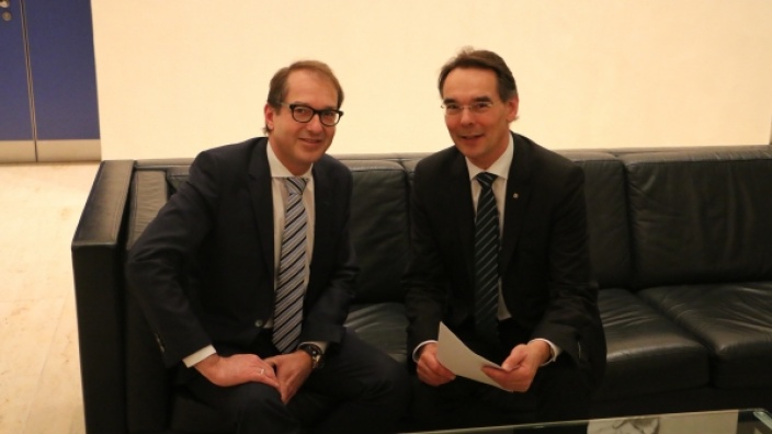 Alexander Dobrindt und Ingbert Liebing