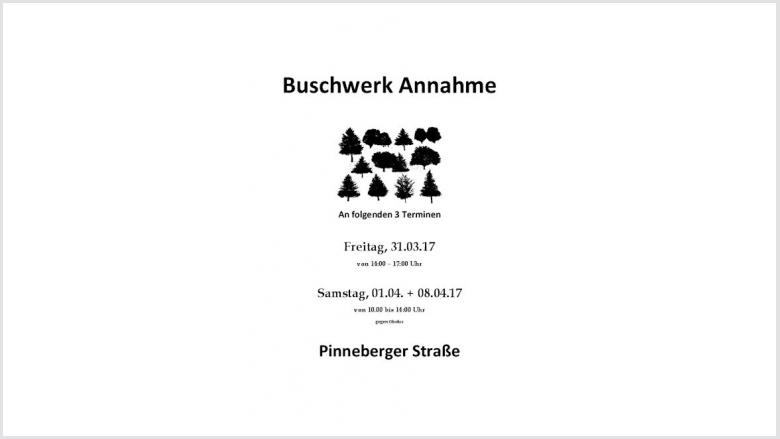 Buschwerk-Annahme 2017